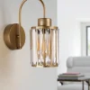 ABERTO DESIGN Wandleuchten<Wandleuchte in Gold - (HB)30 x Ø 12 cm