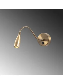 Opviq Wandleuchten<Wandleuchte in Gold - (L)40 cm