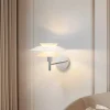 ZMH Wandleuchten<Wandleuchte in weiß 1-flammige G9 Metall Moderne Kreative Nachttischlampe