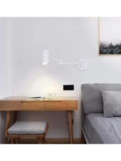 ZMH Wandleuchten<Wandleuchte in weiß GU10 schwenkbar