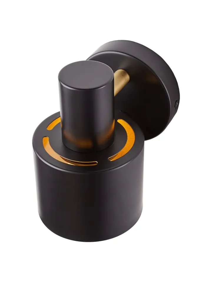 Butlers Wandleuchten<Wandleuchte ISAK in Schwarz