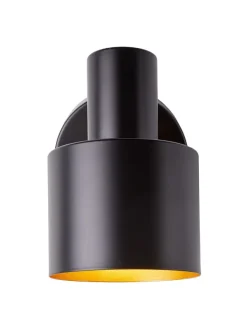 Butlers Wandleuchten<Wandleuchte ISAK in Schwarz