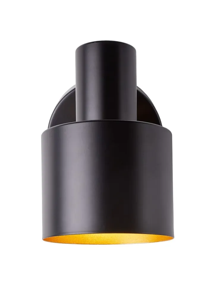 Butlers Wandleuchten<Wandleuchte ISAK in Schwarz