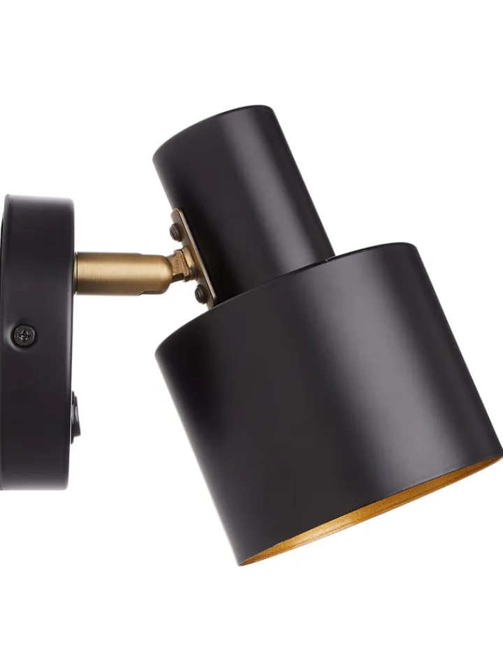Butlers Wandleuchten<Wandleuchte ISAK in Schwarz