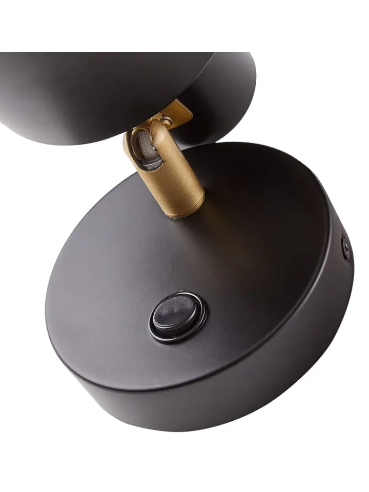 Butlers Wandleuchten<Wandleuchte ISAK in Schwarz