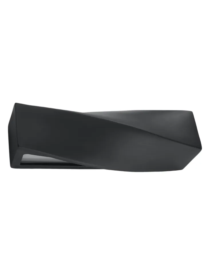 Nice Lamps Wandleuchten<Wandleuchte Keramik TAURUS in Schwarz mit glas loft style LED E27