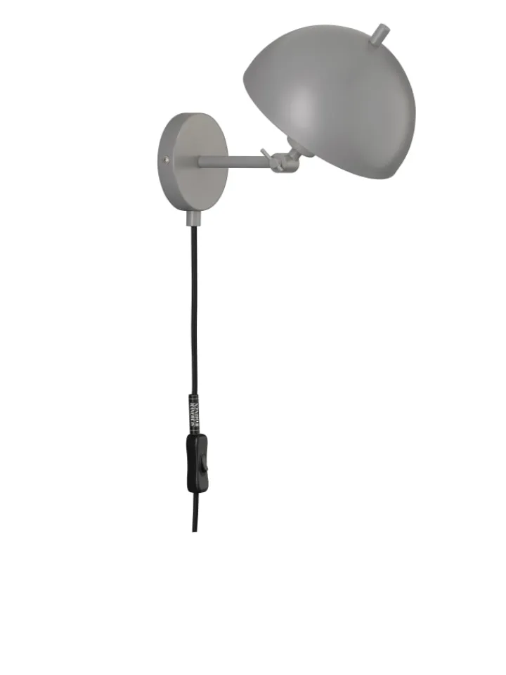 Schöner Wohnen Wandleuchten<Wandleuchte Kia in grau - (H) 25 cm x (B) 18 cm