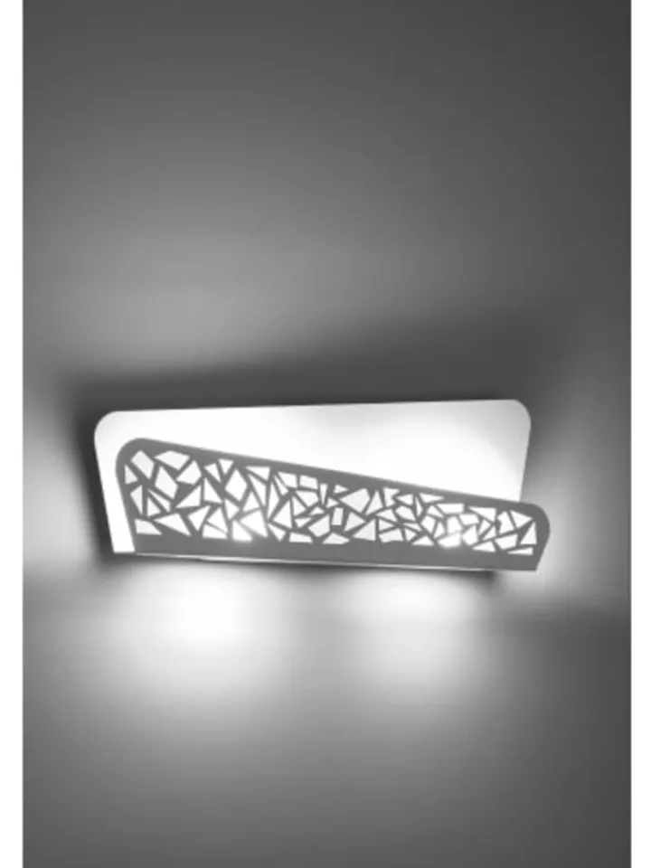 Nice Lamps Wandleuchten<Wandleuchte PALNA in weiss H 15cm