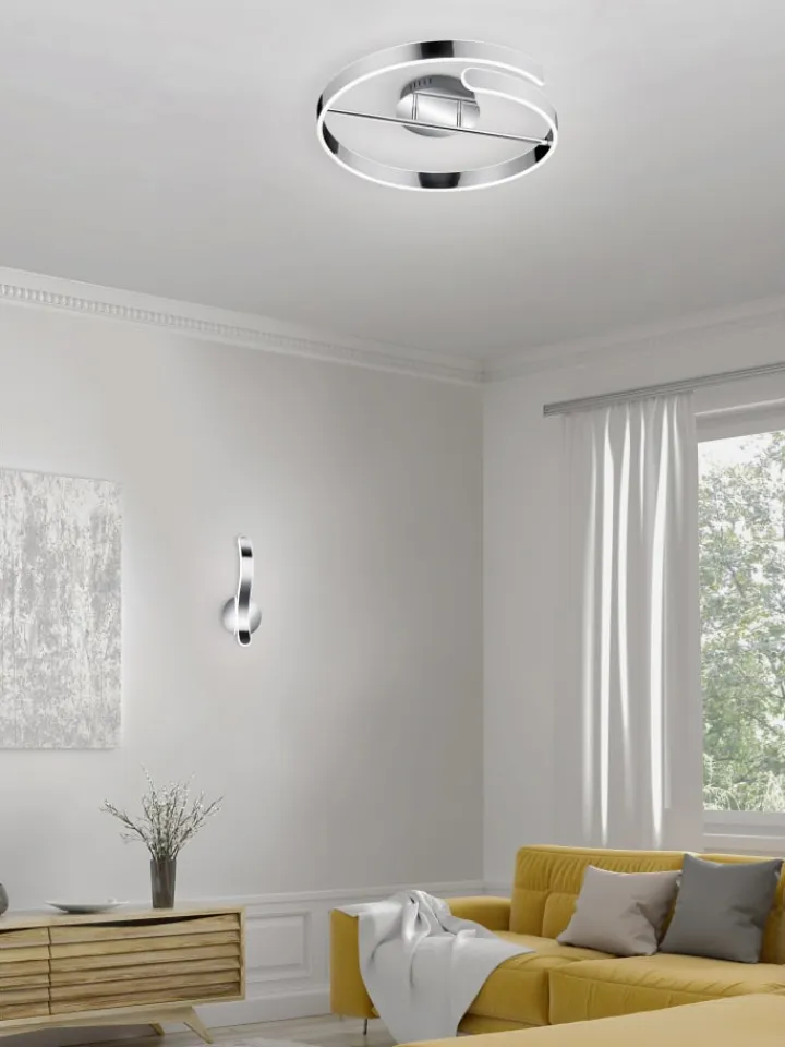Reality Leuchten Wandleuchten<Wandleuchte PARMA in chrom