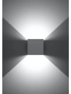 Nice Lamps Wandleuchten<Wandleuchte PINIO in weiss LED IP54 H 140cm