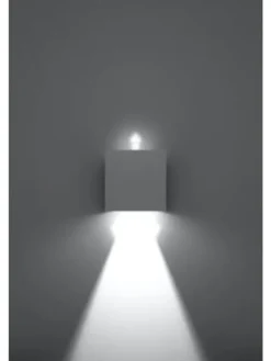 Nice Lamps Wandleuchten<Wandleuchte PINIO in weiss LED IP54 H 140cm
