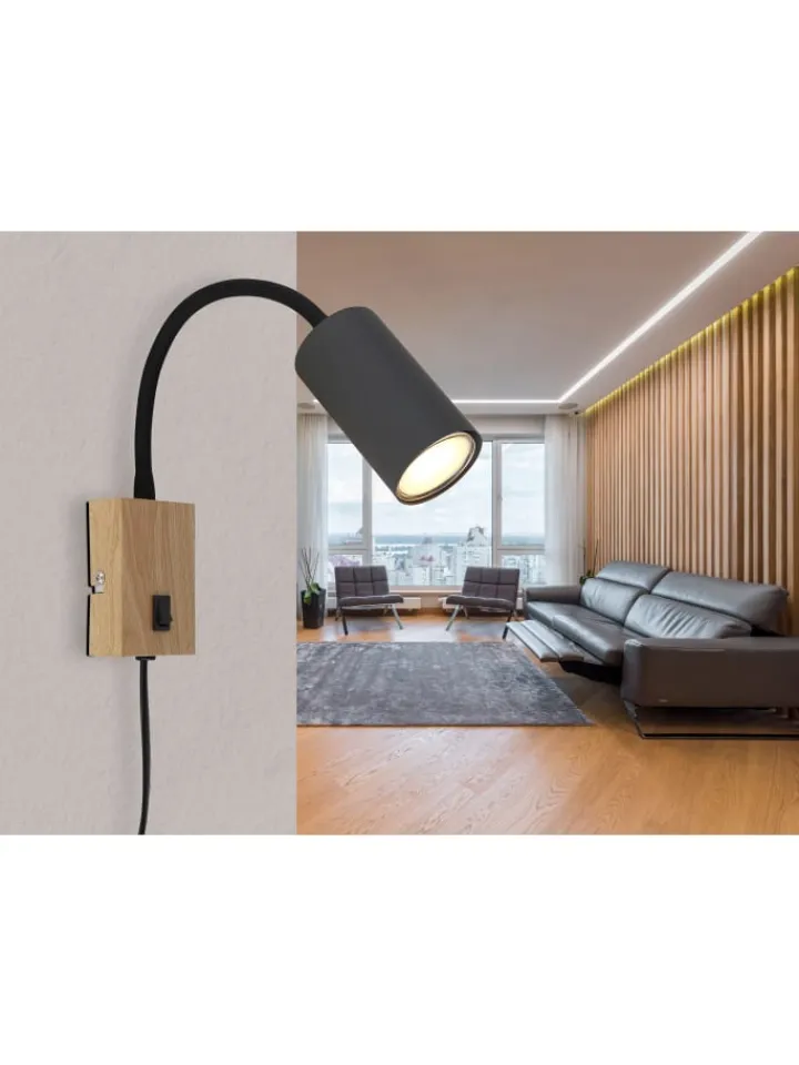 Globo lighting Wandleuchten<Wandleuchte "ROBBY" in brown