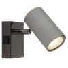 Globo lighting Wandleuchten<Wandleuchte "Robby" in Schwarz/ Grau - (B)7 x (H)10 cm