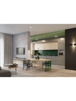 Nice Lamps Wandleuchten<Wandleuchte RODA in Weiß aluminium Ø runde Lampe loft G9 LED