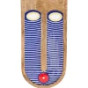 Beliani Wanddekoration<Wandobjekt JIMETA in Blau/Braun/Rot - (W) 20 x (H) 40 x (L) 2 cm