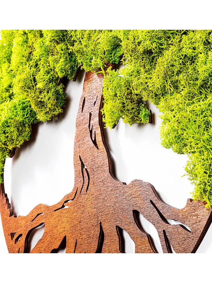 ABERTO DESIGN Wanddekoration<Wandobjekt "Tree of Life 3" - Ø 44 cm