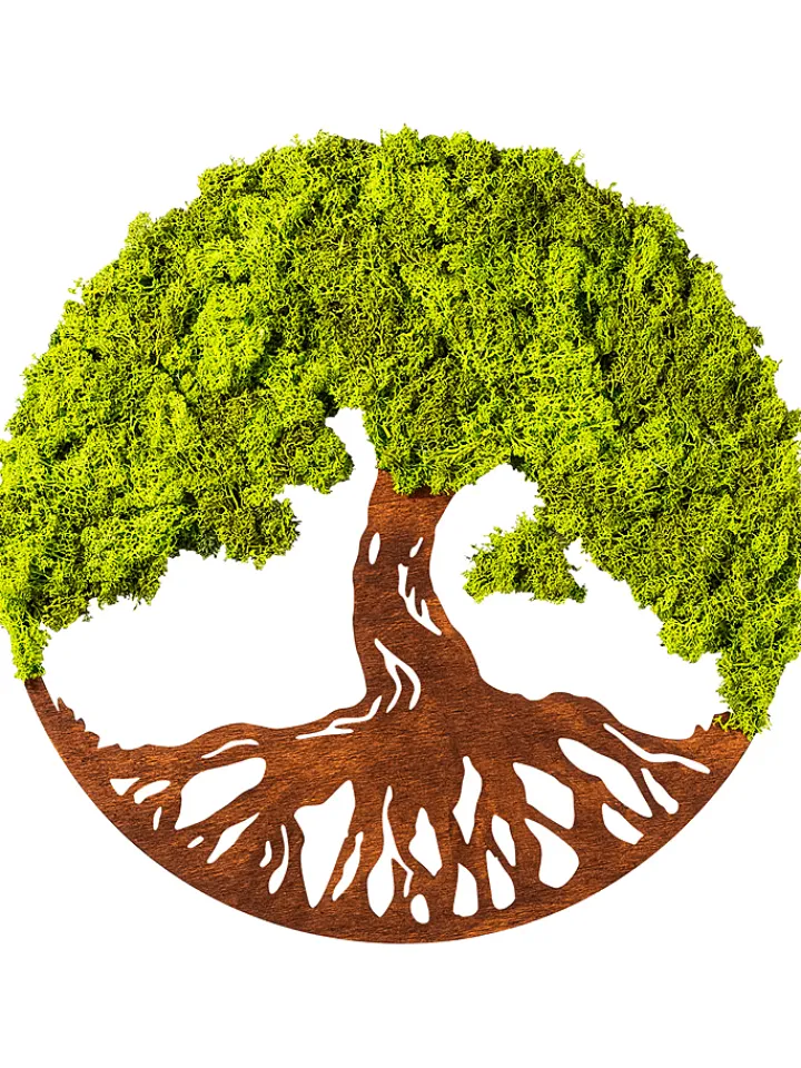 ABERTO DESIGN Wanddekoration<Wandobjekt "Tree of Life 3" - Ø 44 cm