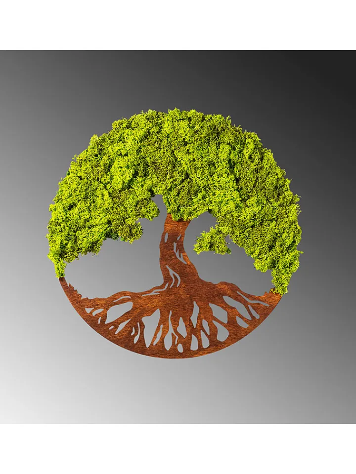 ABERTO DESIGN Wanddekoration<Wandobjekt "Tree of Life 3" - Ø 44 cm
