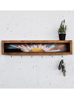 Scandinavia Concept Regale & Schränke<Wandregal in Hellbraun - (B)40 x (H)10 x (T)10 cm