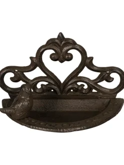 POSIWIO Gartendekoration<Wandschale "Vogel" in Braun - (B)19,5 x (H)12,5 x (T)10 cm