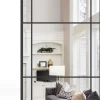 COSTWAY Spiegel<Wandspiegel 100 x 70 cm in Schwarz