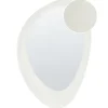 Beliani Spiegel<Wandspiegel AUDES in Weiß - (W) 60 x (H) 90 x (L) 4 cm