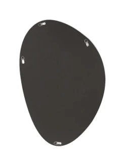 Beliani Spiegel<Wandspiegel AUDES in Weiß - (W) 60 x (H) 90 x (L) 4 cm