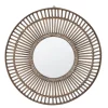 Beliani Spiegel<Wandspiegel BLASITO in Braun - (W) 66 x (H) 66 x (L) 10 cm