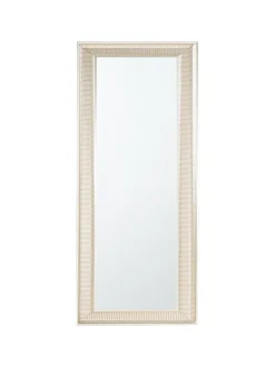 Beliani Spiegel<Wandspiegel CASSIS in Silber/Gold - (W) 51 x (H) 141 x (L) 4 cm
