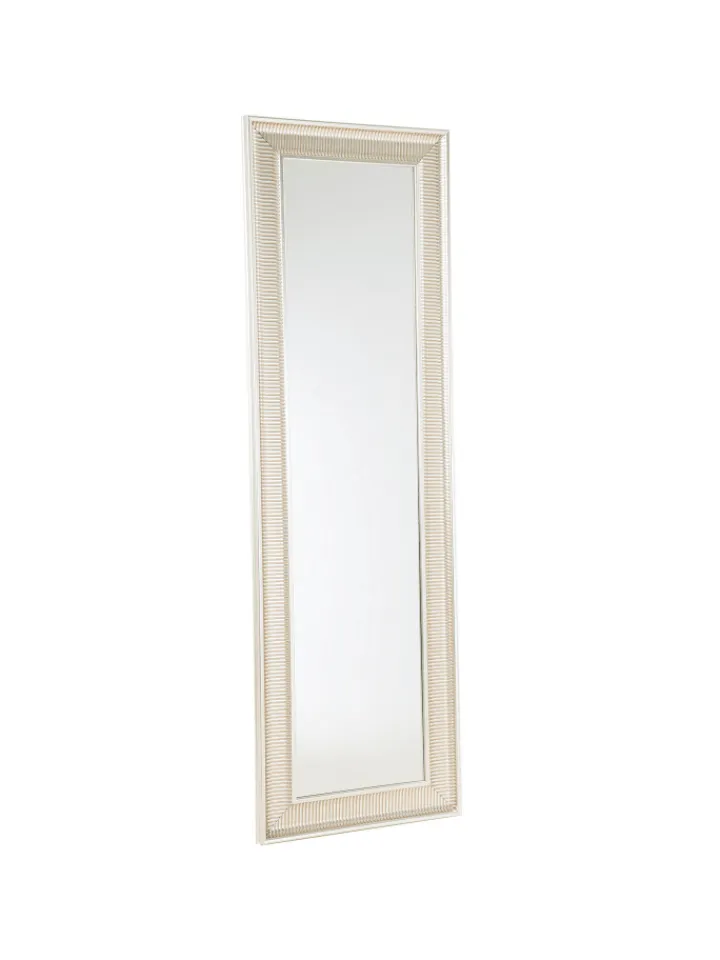 Beliani Spiegel<Wandspiegel CASSIS in Silber/Gold - (W) 51 x (H) 141 x (L) 4 cm