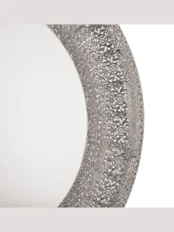 Beliani Spiegel<Wandspiegel CHANNAY in Silber - (W) 80 x (H) 80 x (L) 5 cm