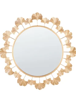 Beliani Spiegel<Wandspiegel CODOLET in Gold - (W) 60 x (H) 60 x (L) 3 cm