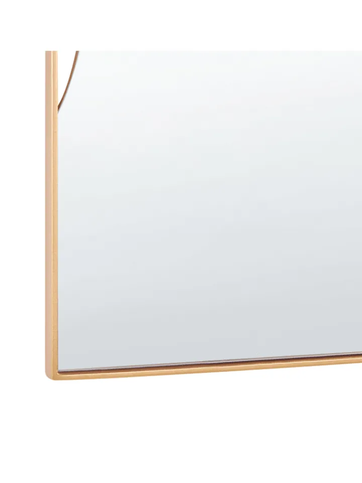 Beliani Spiegel<Wandspiegel COLOMBIER in Gold - (W) 41 x (H) 81 x (L) 2 cm