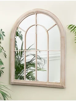 Beliani Spiegel<Wandspiegel EMBRY in Beige - (W) 69 x (H) 88 x (L) 5 cm