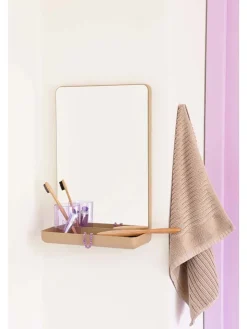 Design Letters Spiegel<Wandspiegel in Beige - (B)30 x (H)45 cm