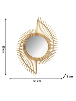 kobolo Spiegel<Wandspiegel LEVIMIRROR11 in Braun