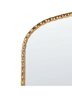 Beliani Spiegel<Wandspiegel LIVRY in Gold - (W) 71 x (H) 71 x (L) 3 cm