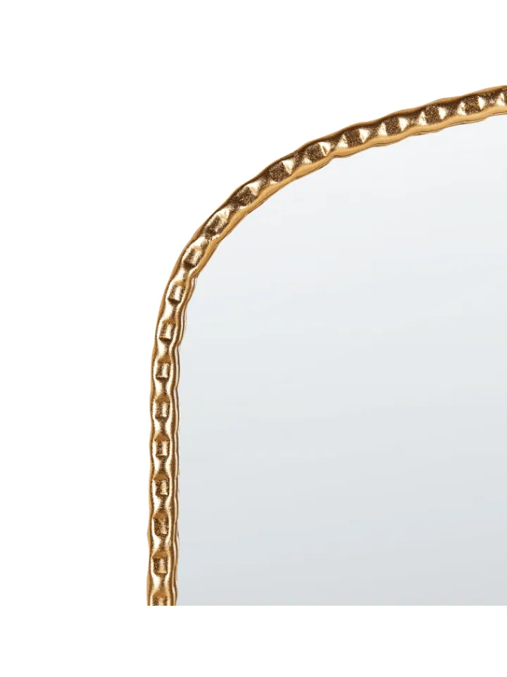 Beliani Spiegel<Wandspiegel LIVRY in Gold - (W) 71 x (H) 71 x (L) 3 cm
