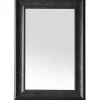 Beliani Spiegel<Wandspiegel LUNEL in Schwarz - (W) 60 x (H) 90 x (L) 3 cm