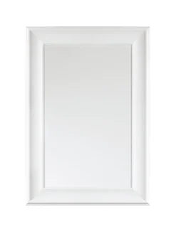 Beliani Spiegel<Wandspiegel LUNEL in Weiß - (W) 60 x (H) 90 x (L) 3 cm
