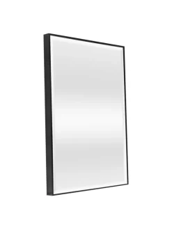 en.casa Spiegel<Wandspiegel Novoli in Schwarz (H)70cm (B)50cm