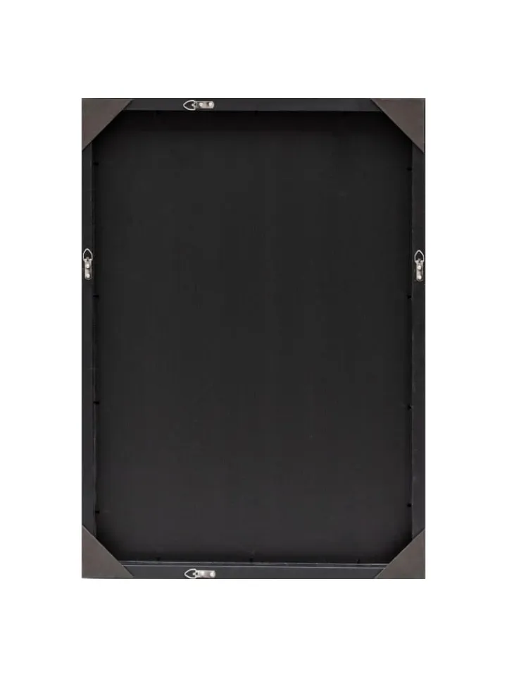 en.casa Spiegel<Wandspiegel Novoli in Schwarz (H)70cm (B)50cm