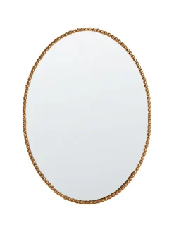 Beliani Spiegel<Wandspiegel OUVEA in Gold - (W) 57 x (H) 79 x (L) 2 cm