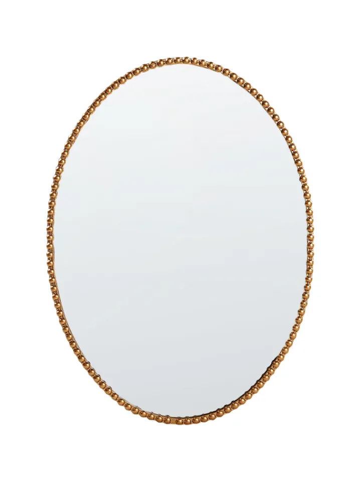 Beliani Spiegel<Wandspiegel OUVEA in Gold - (W) 57 x (H) 79 x (L) 2 cm