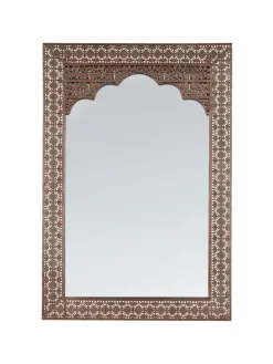 Beliani Spiegel<Wandspiegel PALI in Kupfer - (W) 60 x (H) 90 x (L) 2 cm