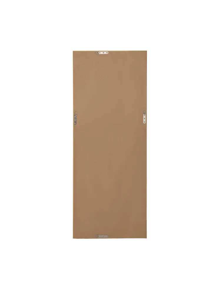 Beliani Spiegel<Wandspiegel VERTOU in Beige/Silber - (W) 50 x (H) 130 x (L) 3 cm