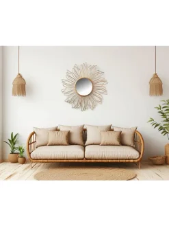 kobolo Spiegel<Wandspiegel WALLMIRRORSUN in Gold