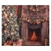 Clayre & Eef Wanddekoration<Wandteppich "Weihnachtsbaum" in Bunt - (L)180 x (B)210 cm