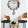 ABERTO DESIGN Wanddekoration<Wanduhr in Schwarz - Ø 39 cm