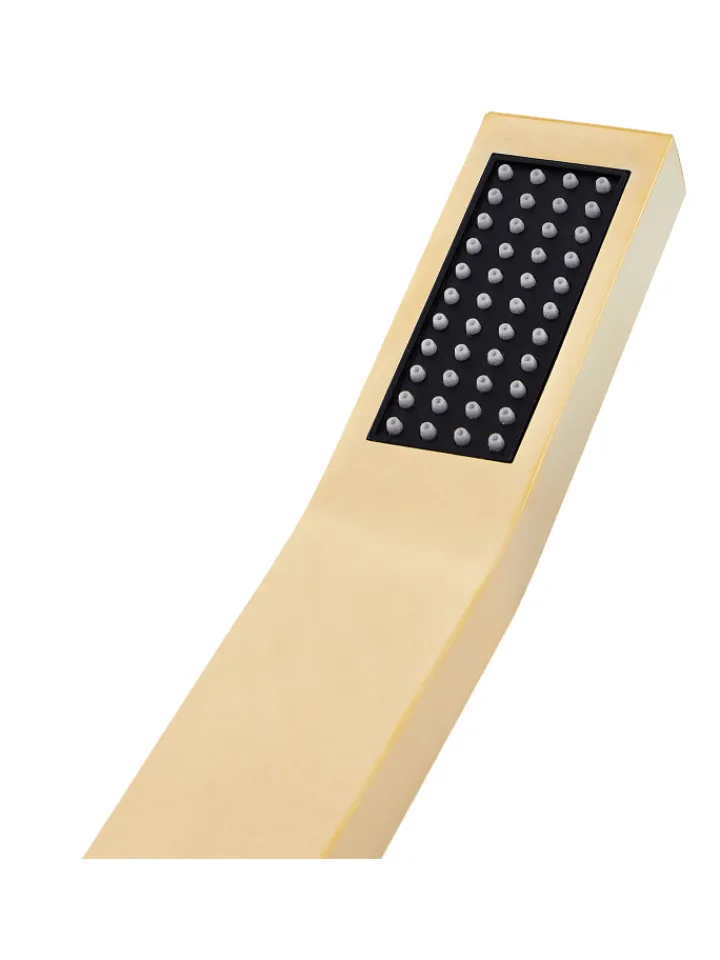Beliani Badarmaturen<Wannenarmaturen AMBORO in Gold - (W) 3.5 x (H) 20 x (L) 1.5 cm